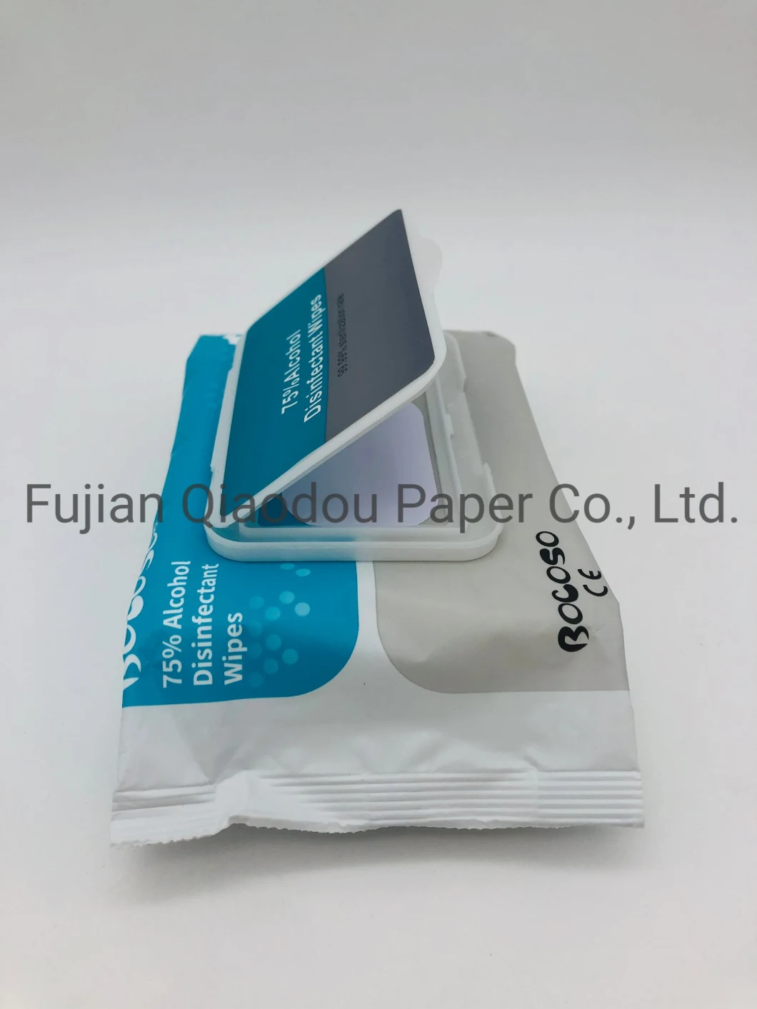 Qiaodou Anti Bacterial 75% Alcohol Antibacterial Hand Sanitizing Disinfectant Water Wet Wipes Non Woven Wipes