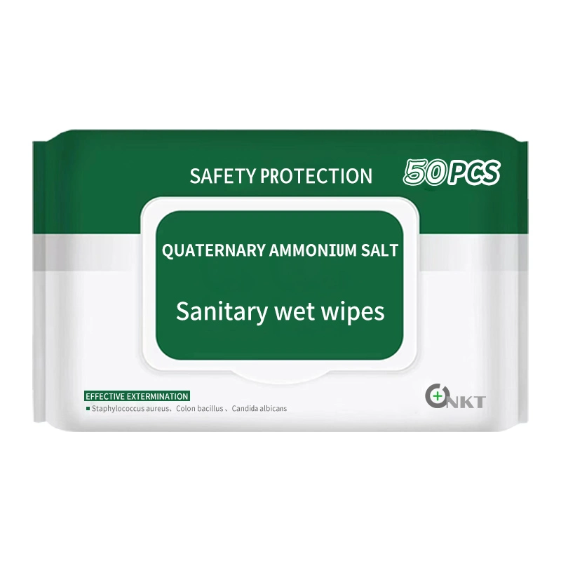 Disposable Wet Wipes Hand Sanitizing Antibacterial Disinfectant Quaternary Salt Ammonium Wipes Baby Wipes